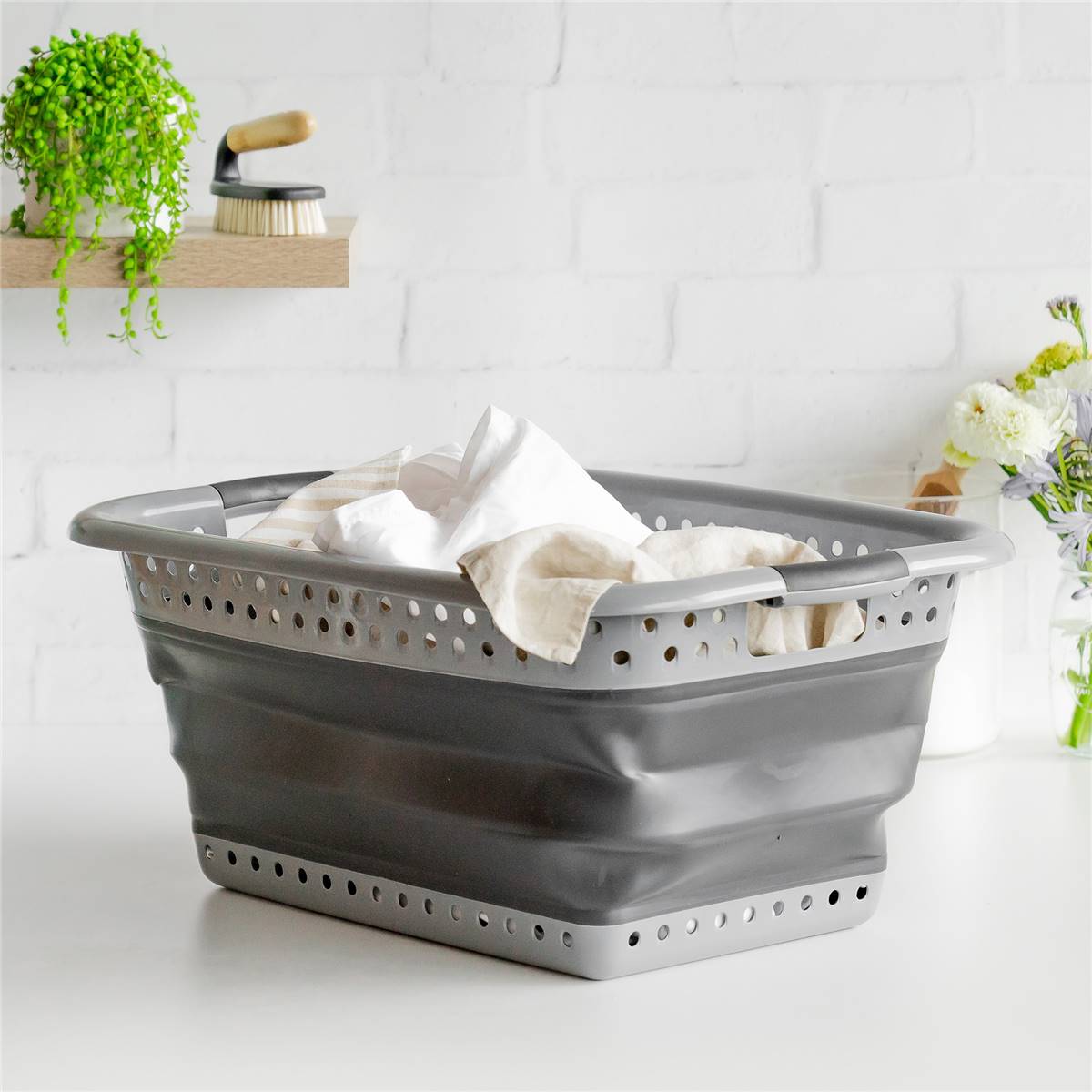 Foldable Laundry Basket – Space-Saving Hamper